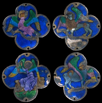Symbols of the Evangelists by Unbekannt Unbekannt